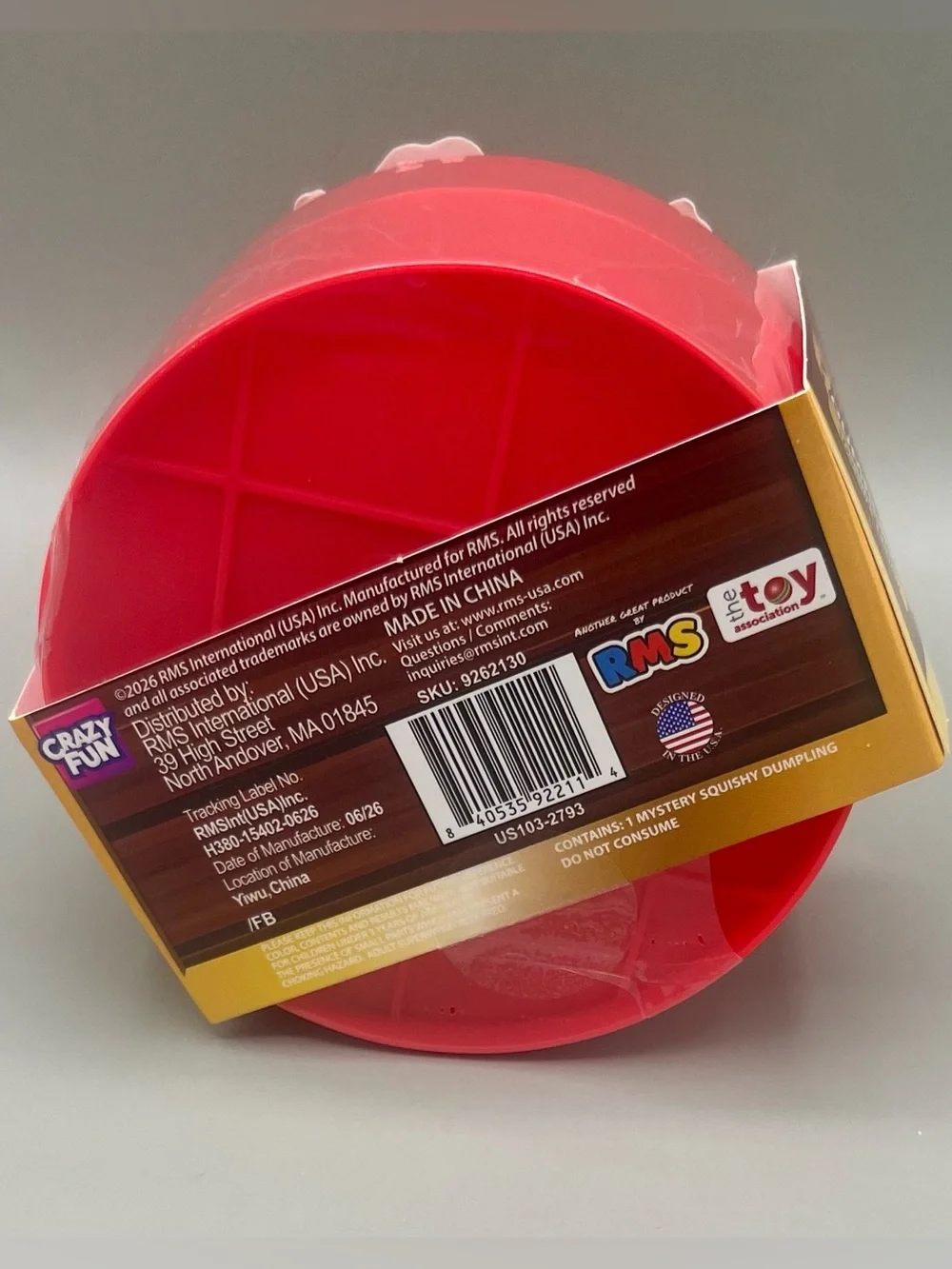 RMS Crazy Fun Mystery Dumpling TREASURE EDITION 🪎❤️ Red -  Viral Squishy Toy NEW